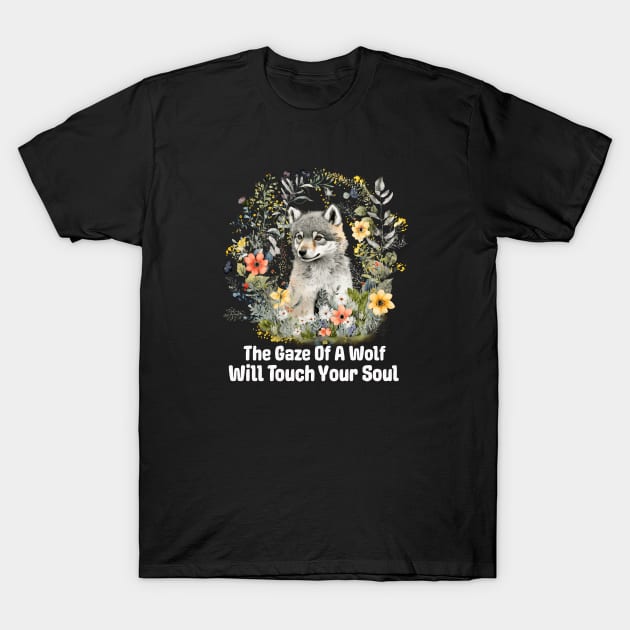 The Gaze Of A Wolf T-Shirt by Berlin Larch Creations